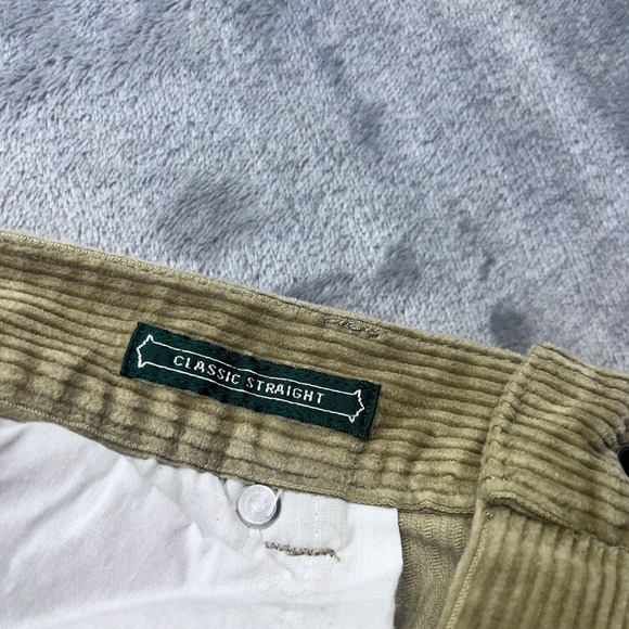 Lauren Jeans‎ Co Ralph Lauren Corduroy Pants Classic Straight Leg Sz 10 Fits 34" - Picture 7 of 9